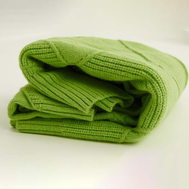 Denise | Gezellige Hoge Kraag Gebreide Trui