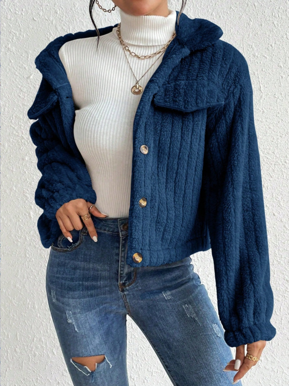 Oranji ® | Fuzzy | Warme Lente jas