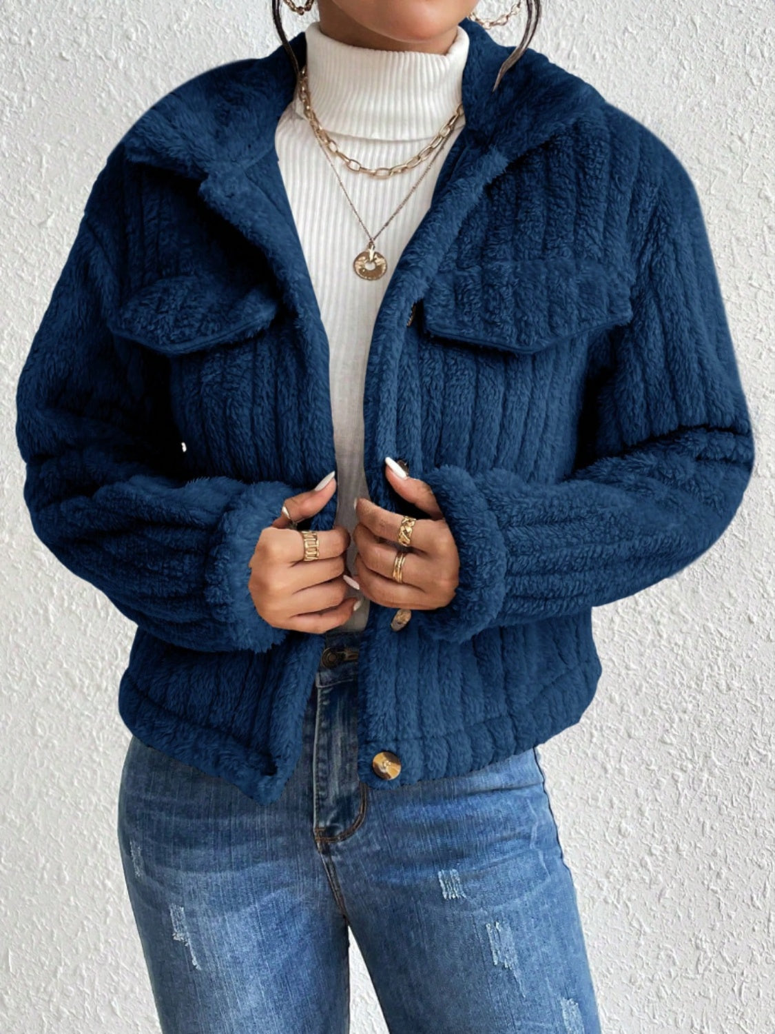 Oranji ® | Fuzzy | Warme Lente jas