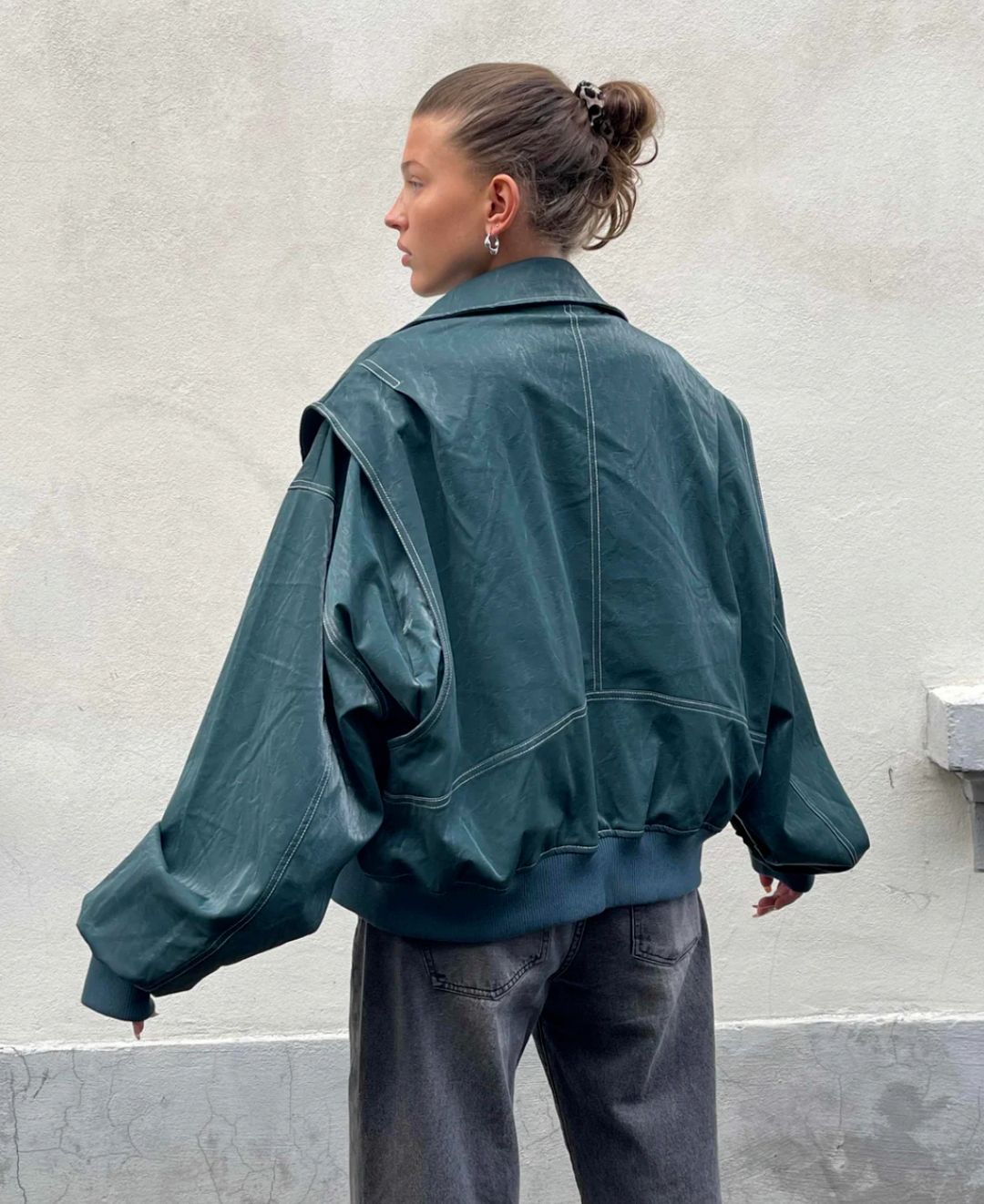 Oranji ® | Rosie | Leren Bomber Jas