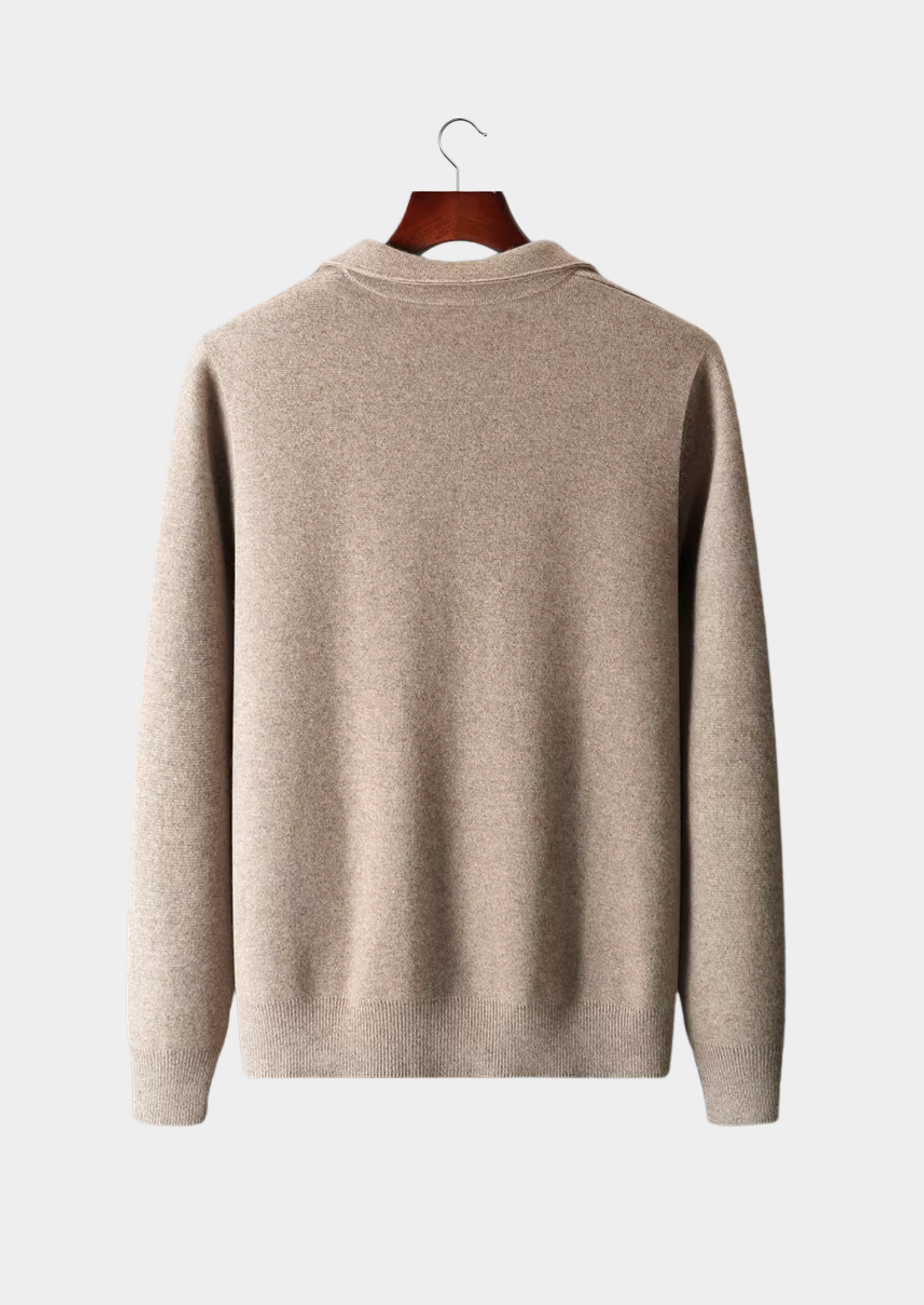 KARDIGAN MET RITS EN EXTRA FIJNE MERINO WOL