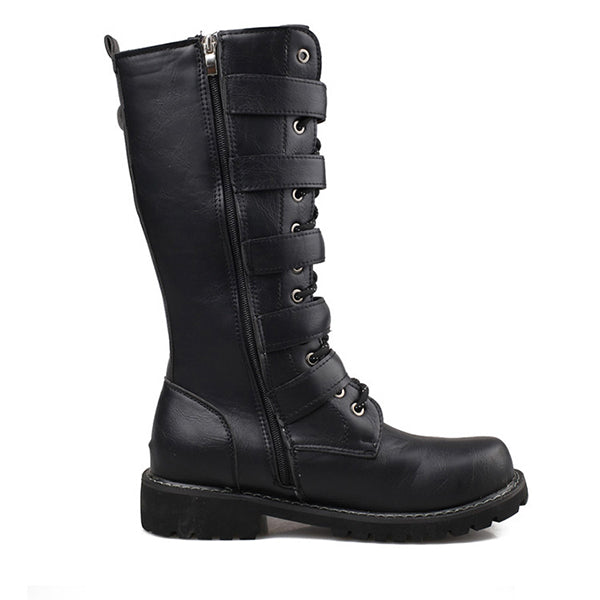 HEREN BOOTS MET METALEN GESP IN DE VORM VAN EEN SKELET MTA1716G2I