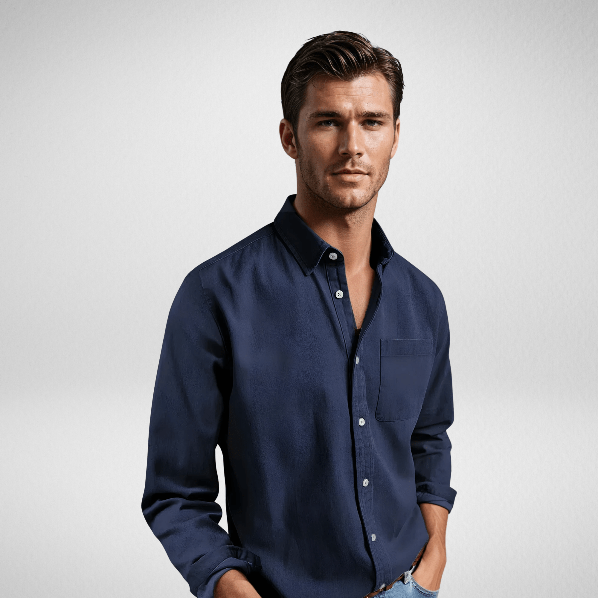 Oranji ® | Charles - Elegante en veelzijdige blouse