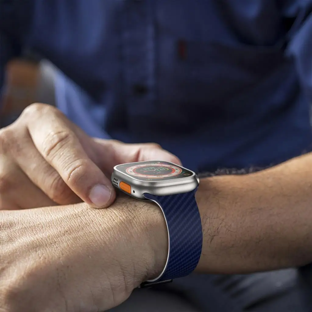 Carbonfiber band voor Apple Watch Pulse