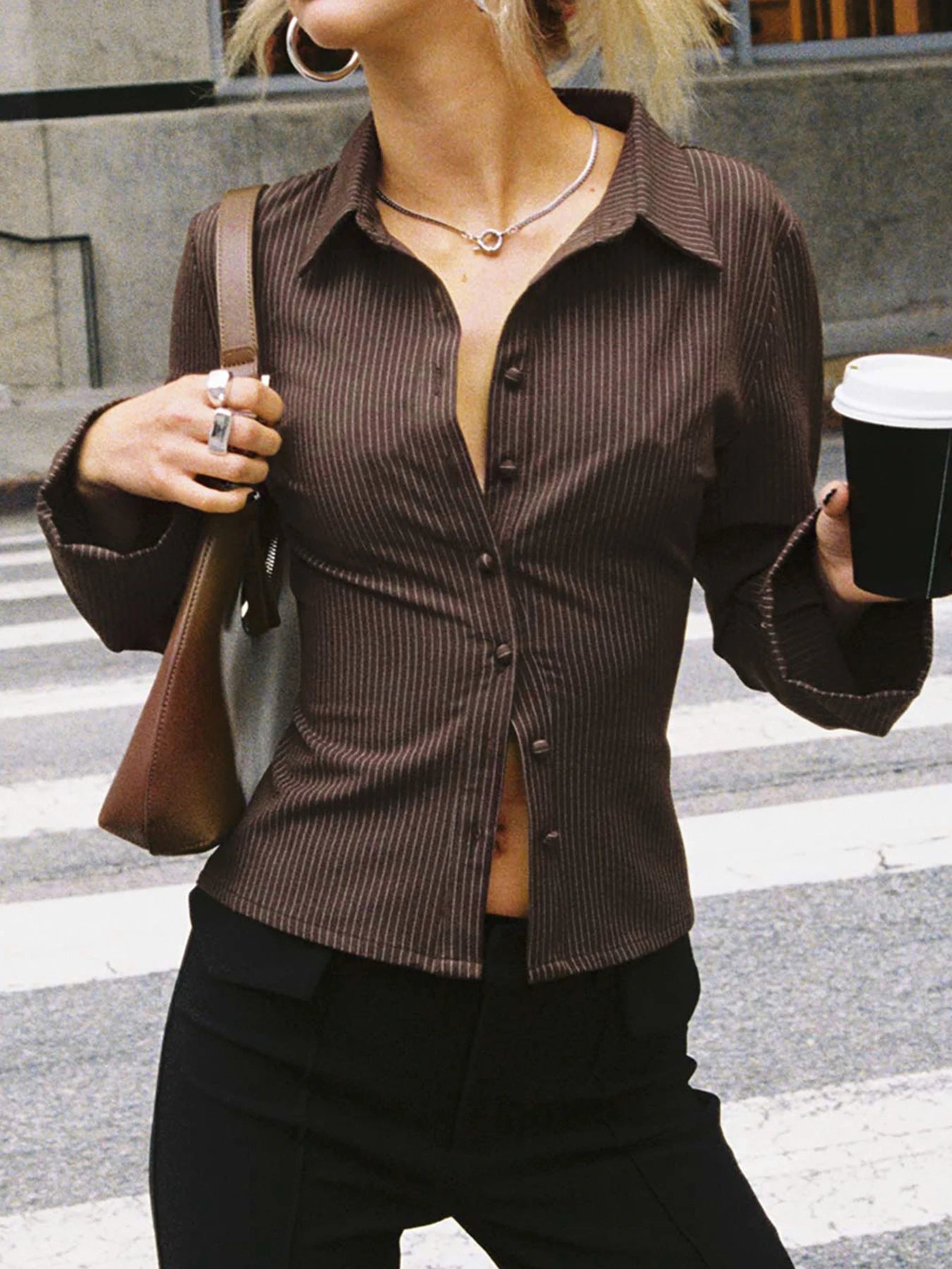 Oranji ® | Veronica | Tijdloze Retro Blouse