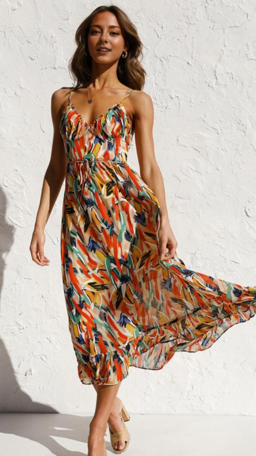 Oranji ® | Yara | Zomerse maxi jurk