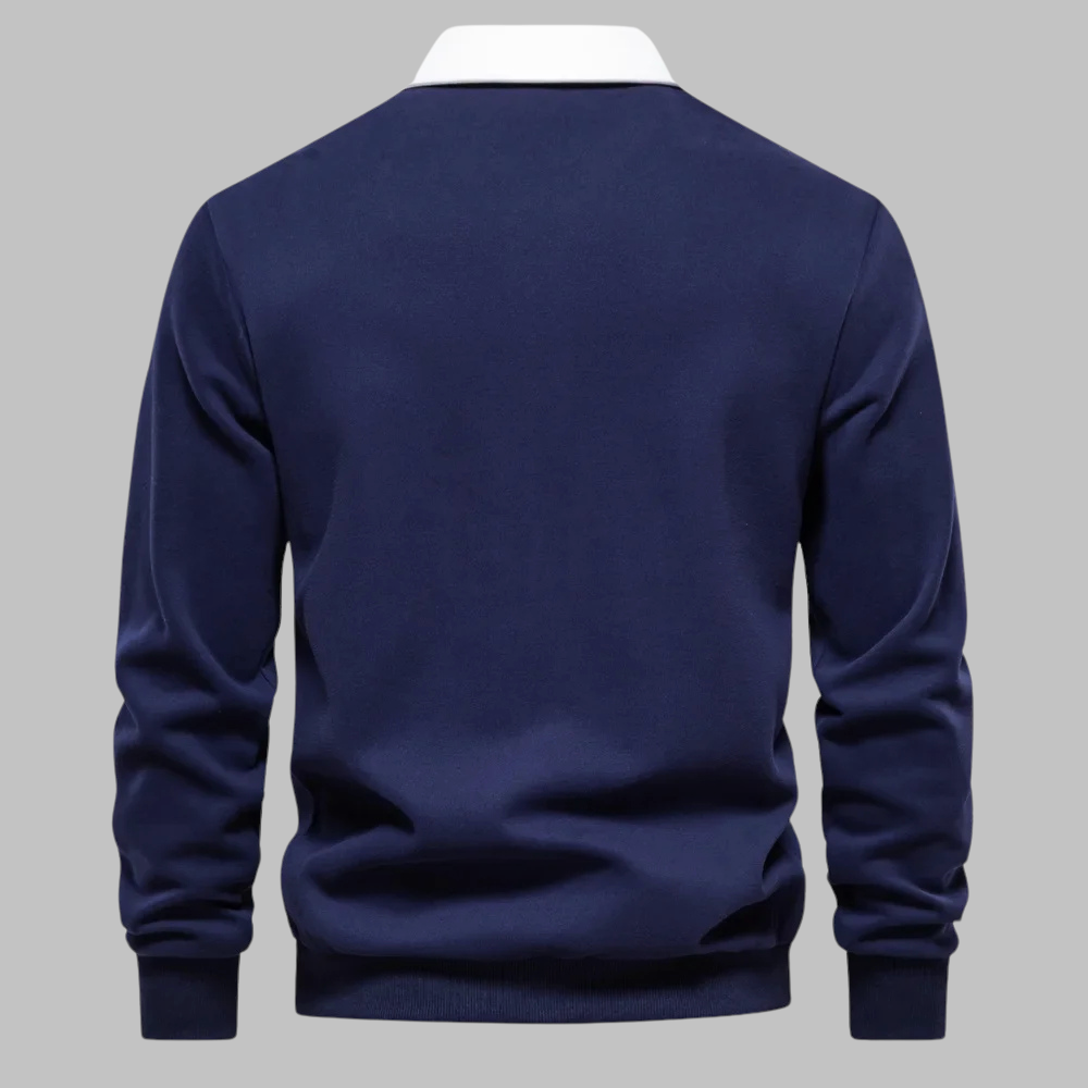 Oranji ® |  Klassieke Herensweater met Polokraag