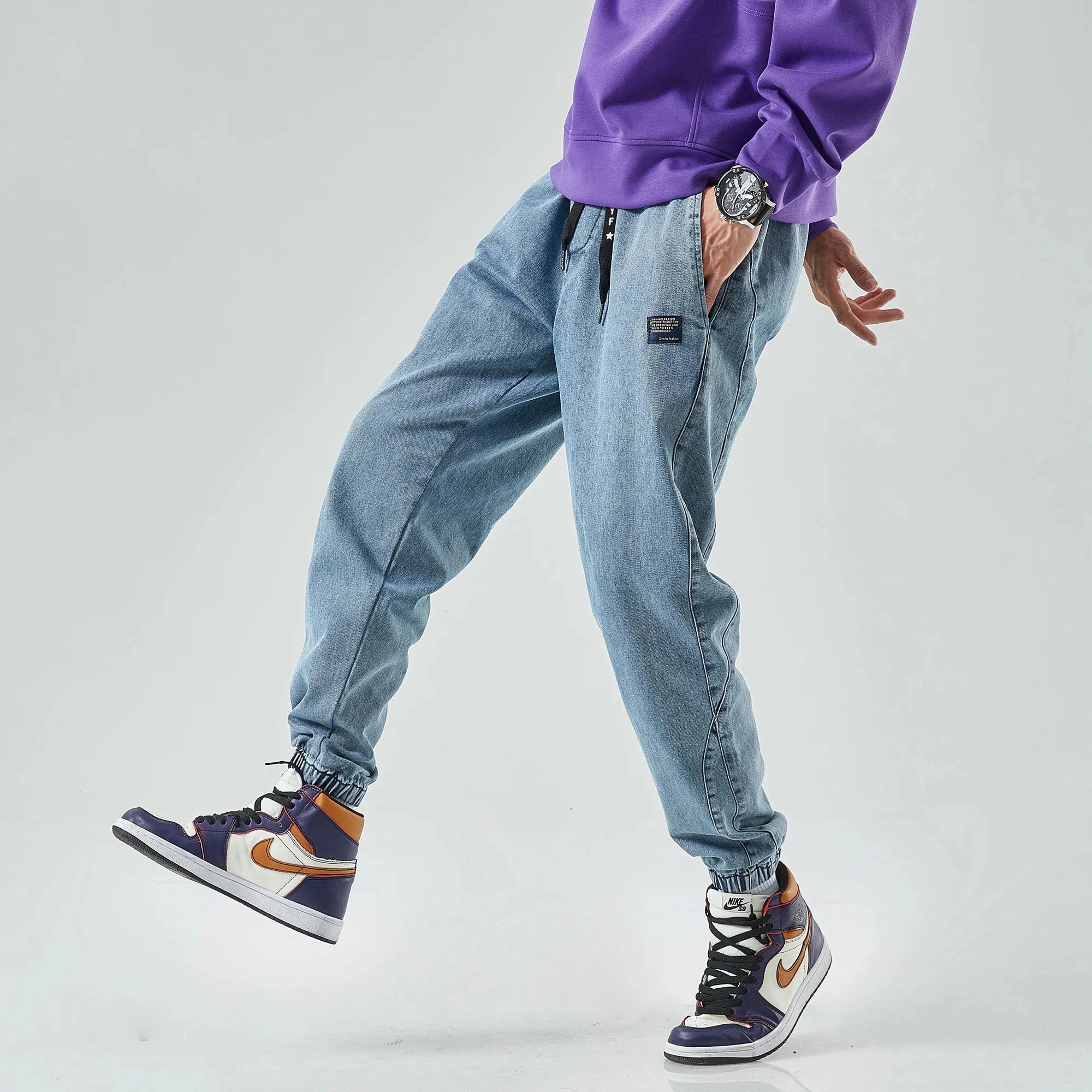 Oranji ® |  Classic Denim Joggers