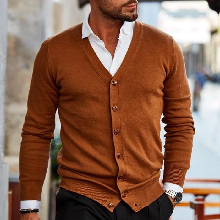 Oranji ® |  Comfort Heren Cardigan