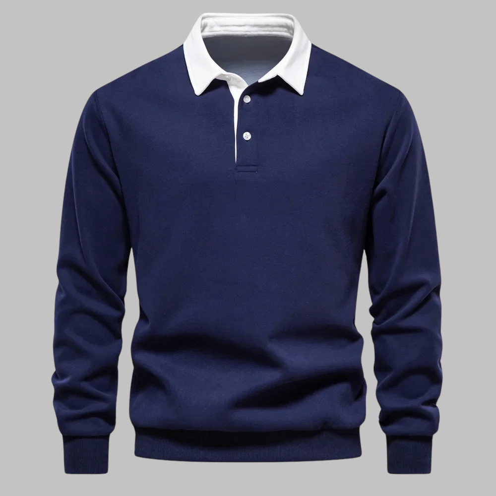 Oranji ® |  Klassieke Herensweater met Polokraag