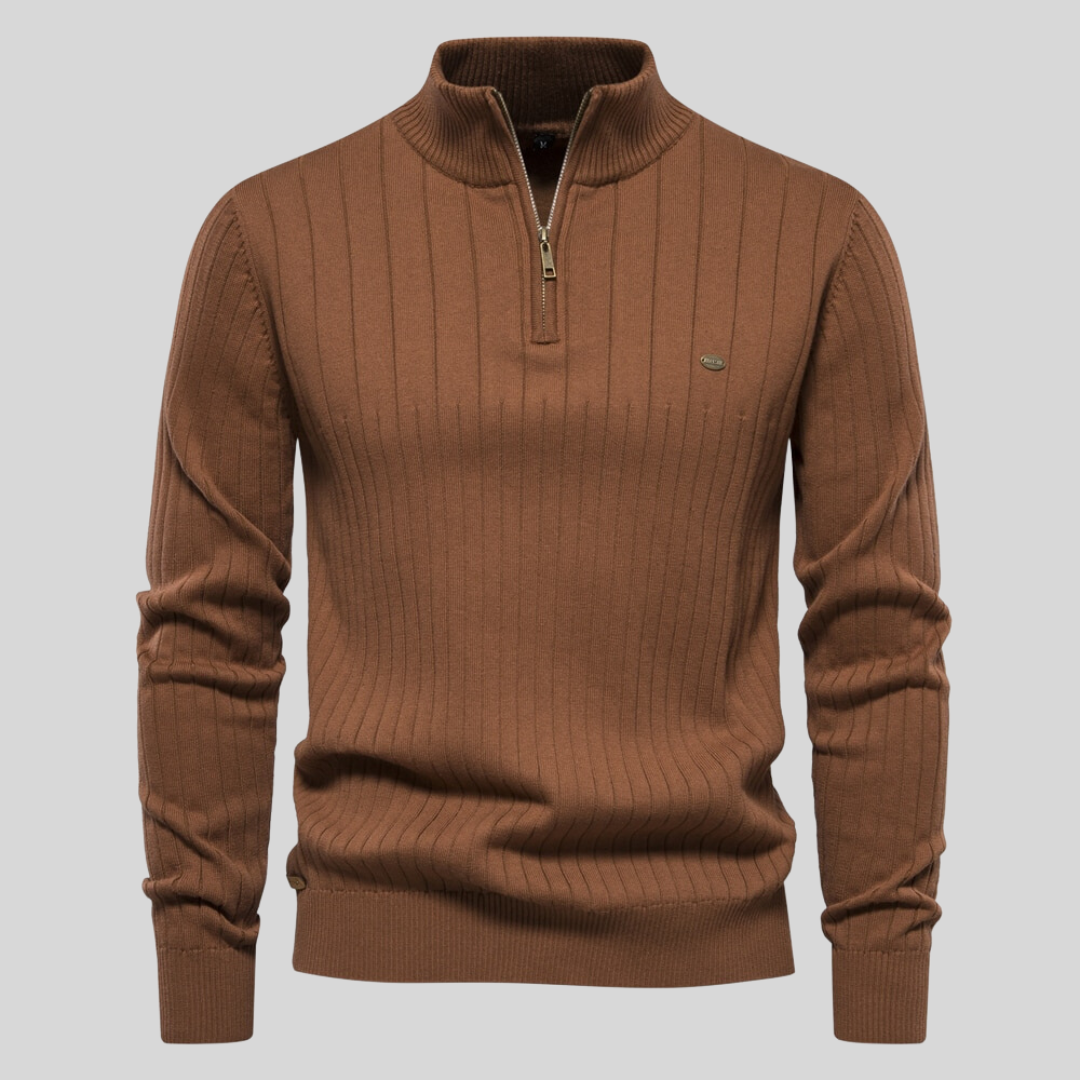 Oranji ® |  Gebreide ZipUp Trui Comfort