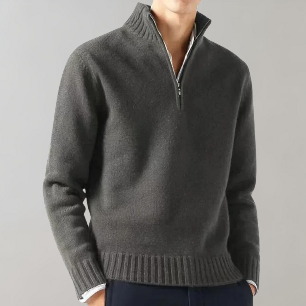 Oranji ® | Elegante Half Zip Sweater