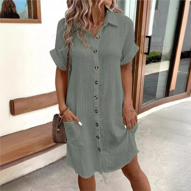 Oranji ® | Lara Zomerjurk met Kraagje