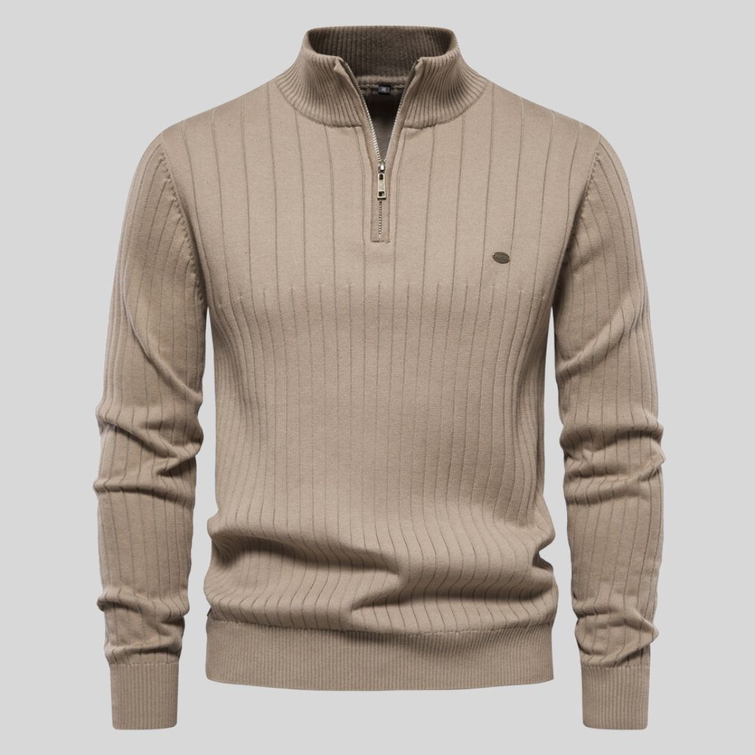 Oranji ® |  Gebreide ZipUp Trui Comfort