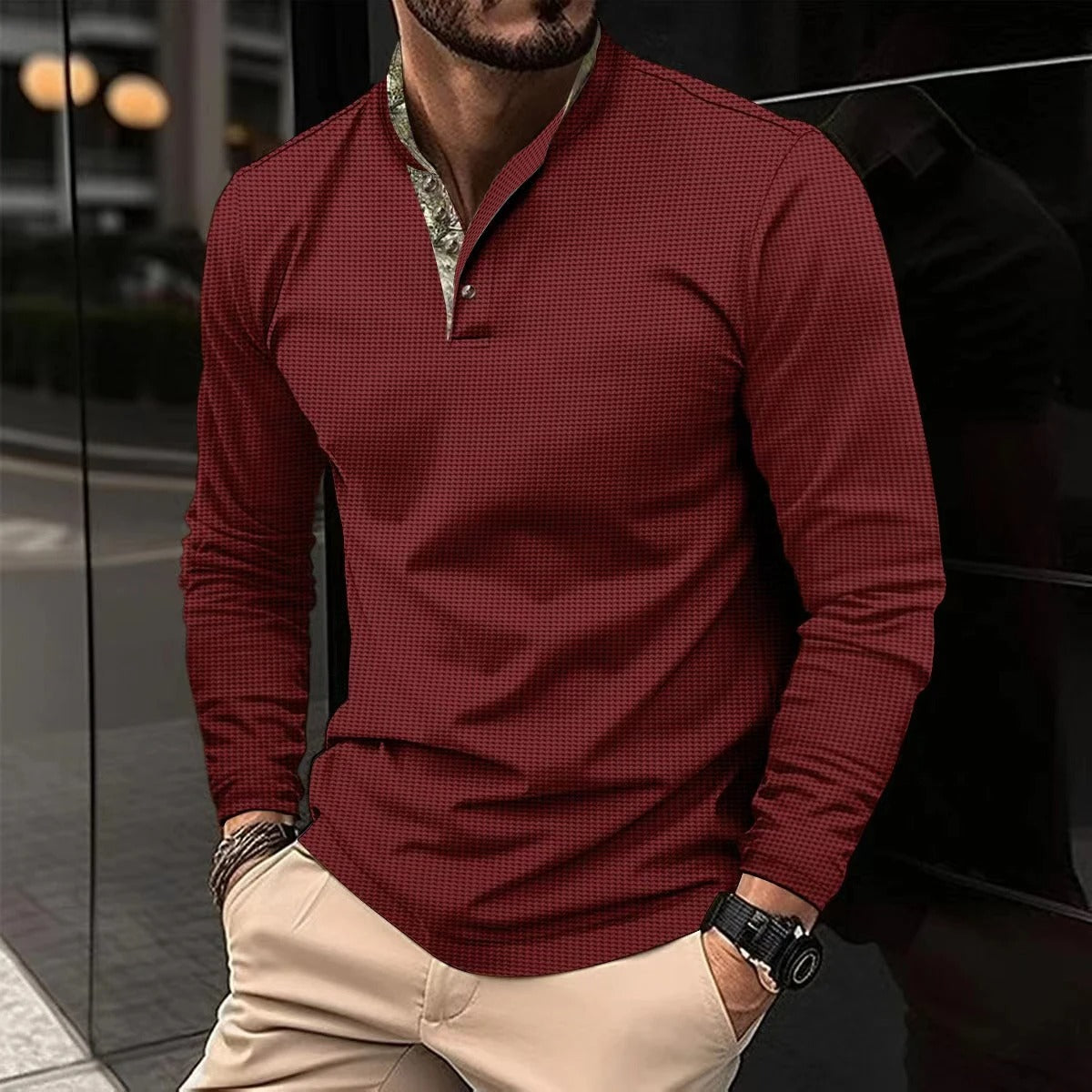 Oranji ® |  Hugo Longsleeve Polo
