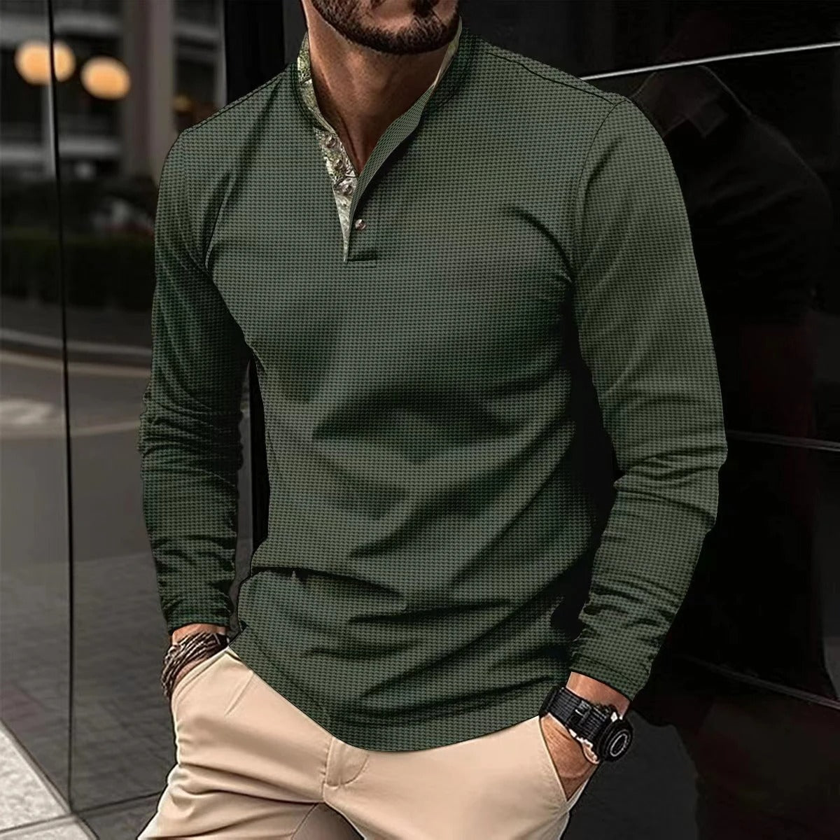Oranji ® |  Hugo Longsleeve Polo