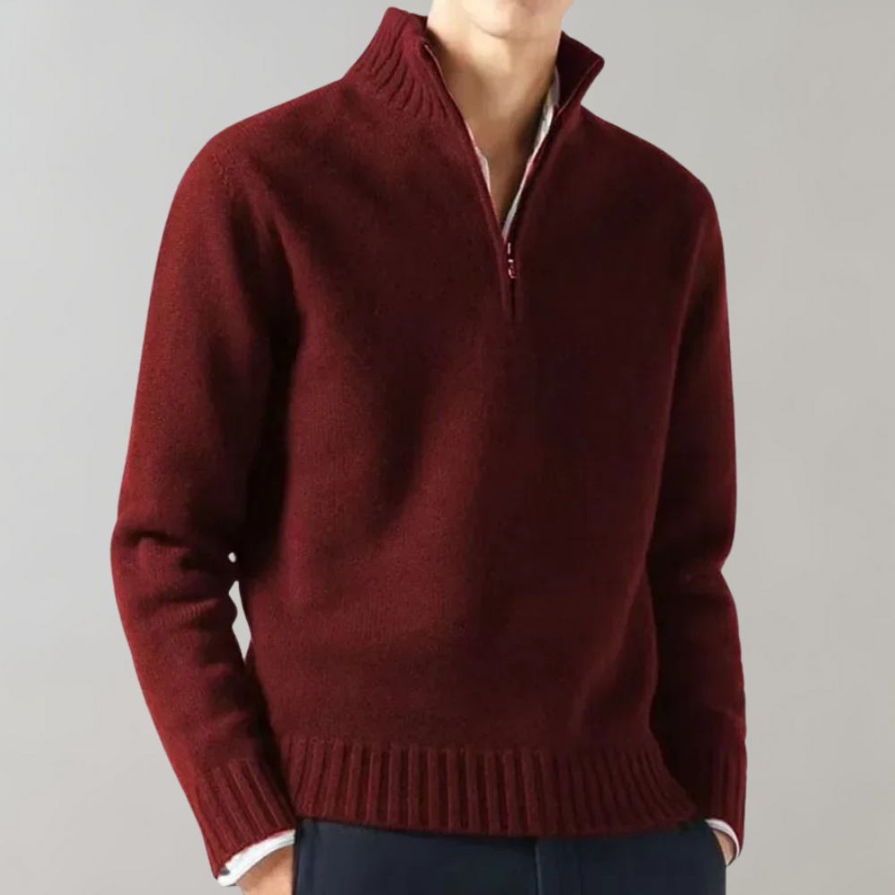 Oranji ® | Elegante Half Zip Sweater