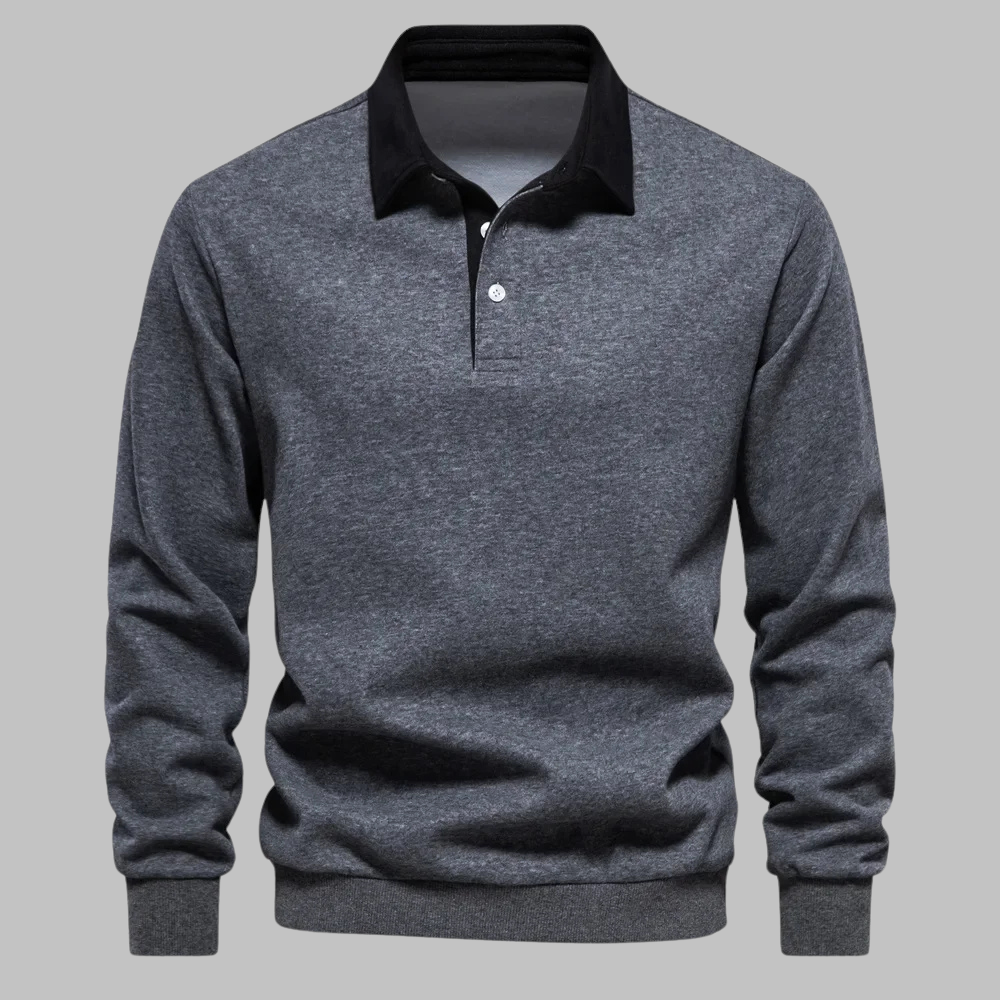 Oranji ® |  Klassieke Herensweater met Polokraag