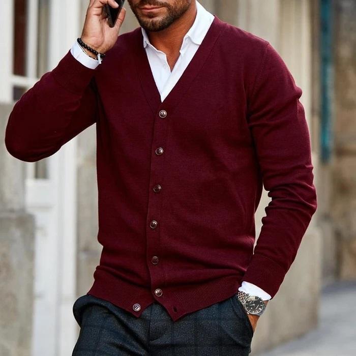 Oranji ® |  Comfort Heren Cardigan