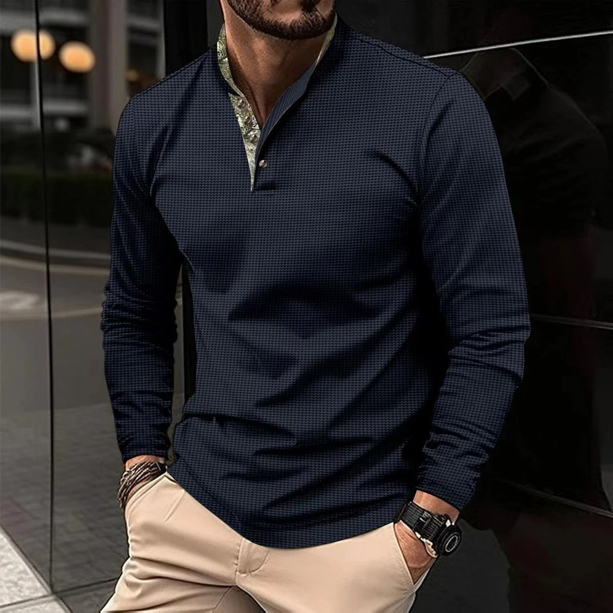 Oranji ® |  Hugo Longsleeve Polo