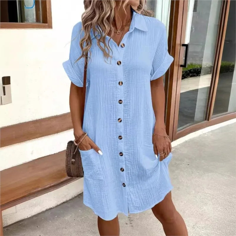 Oranji ® | Lara Zomerjurk met Kraagje