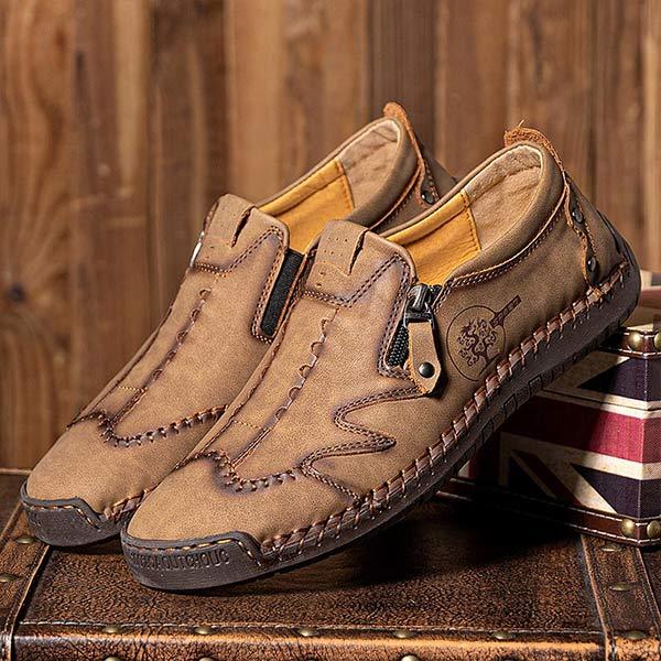 HEREN VINTAGE CASUAL LEREN SCHOENEN 90893563