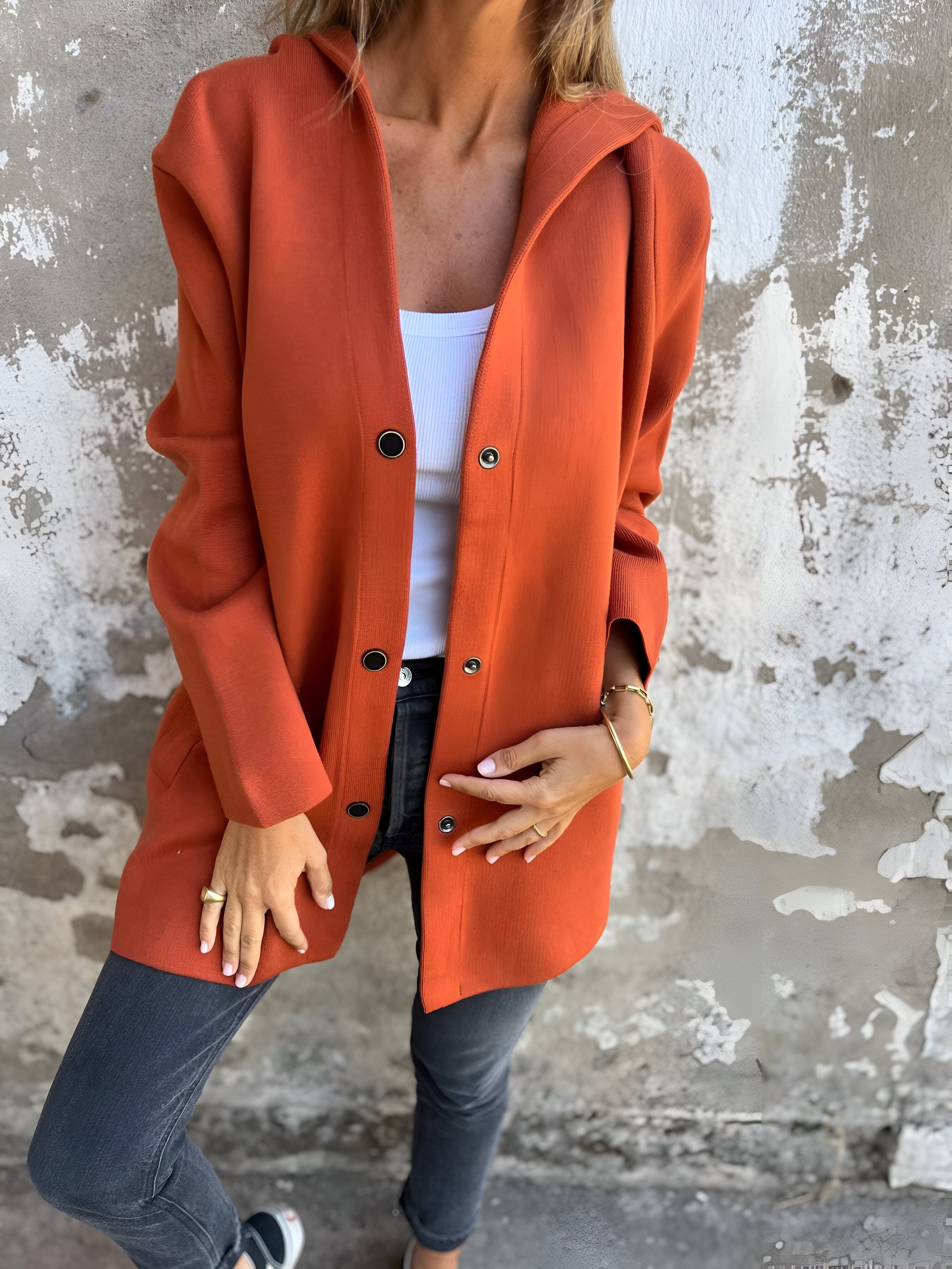 Oranji ® | Comfi | stijlvolle casual hoodie jas