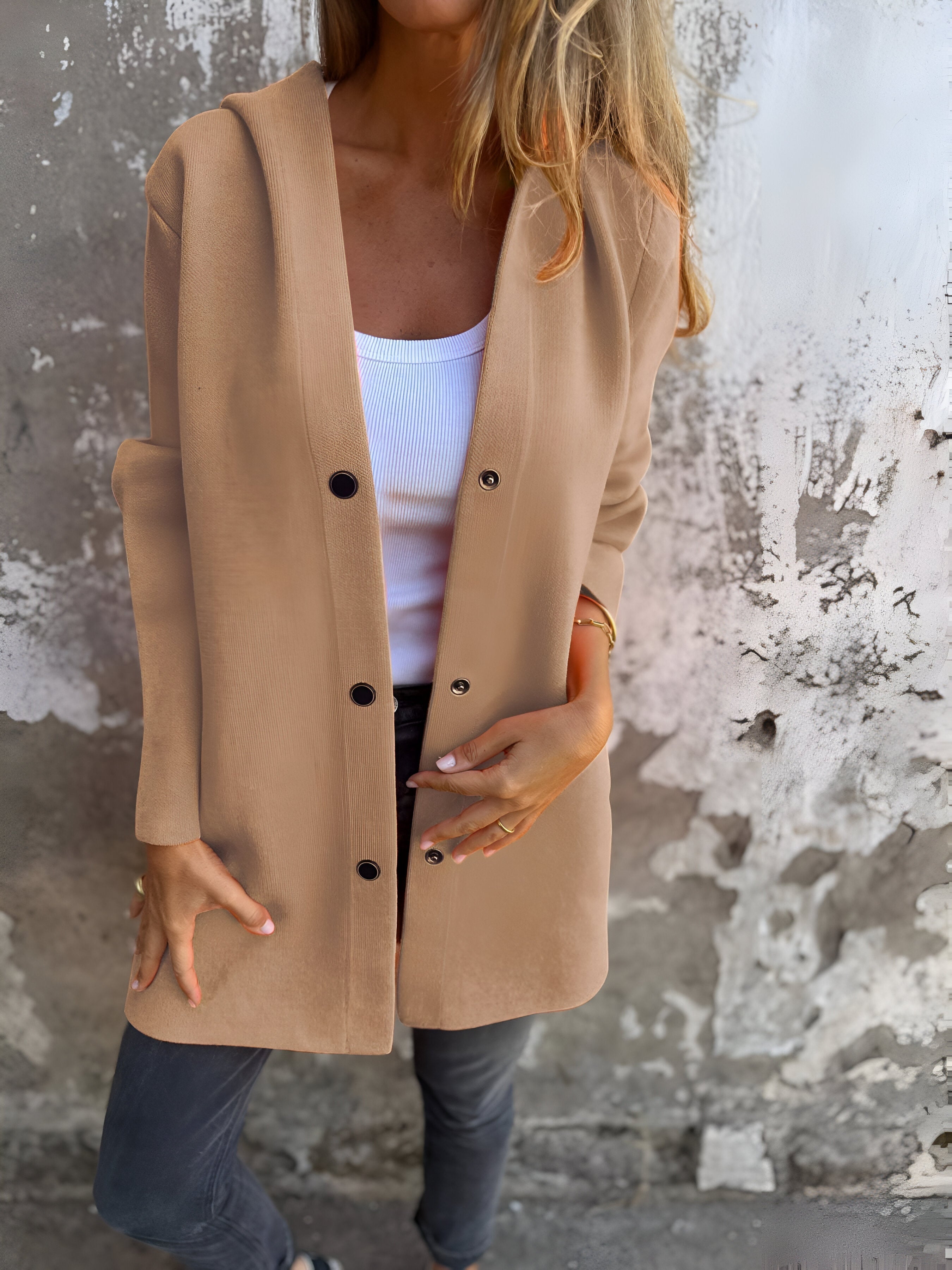 Oranji ® | Comfi | stijlvolle casual hoodie jas