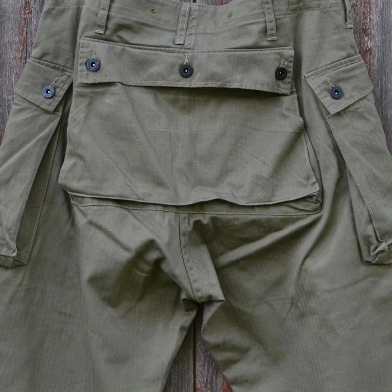 Heren Vintage Multi-pocket Rechte Losse Katoenen Cargo Broek 31031389M
