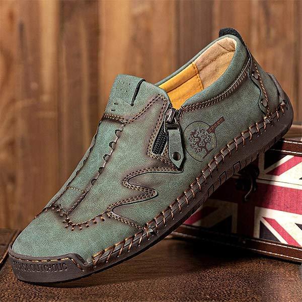 HEREN VINTAGE CASUAL LEEREN SCHOENEN 90893563