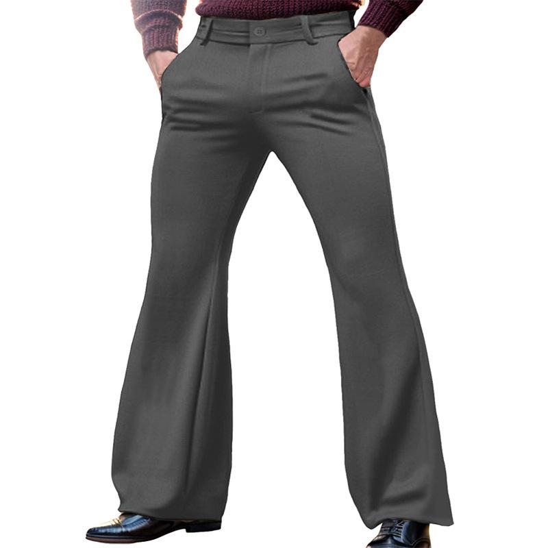 Heren Slim Fit Broek met Kruzit Kiezen in Effen Kleur 80467890M