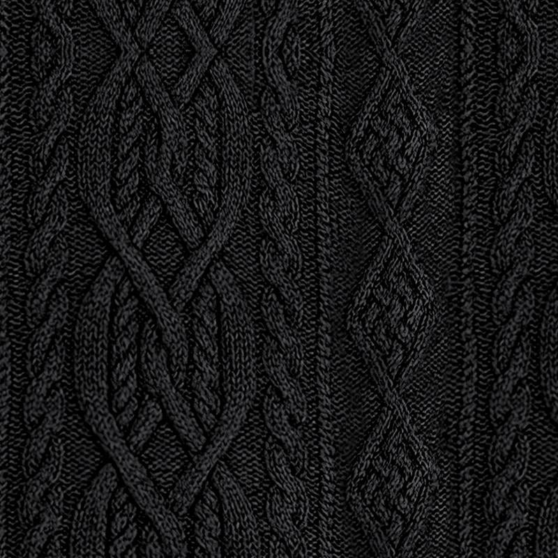 Heren vintage gebreide trui met staande kraag 63163731X