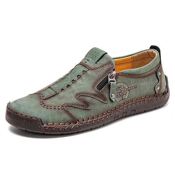 HEREN VINTAGE CASUAL LEREN SCHOENEN 90893563