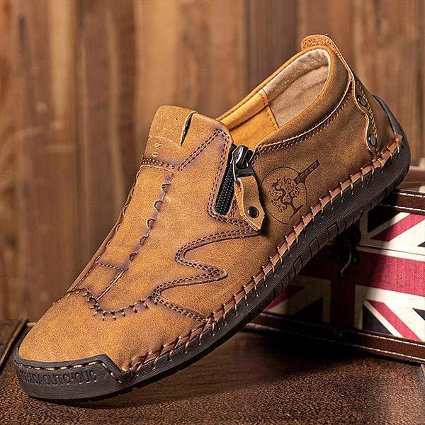 HEREN VINTAGE CASUAL LEEREN SCHOENEN 90893563