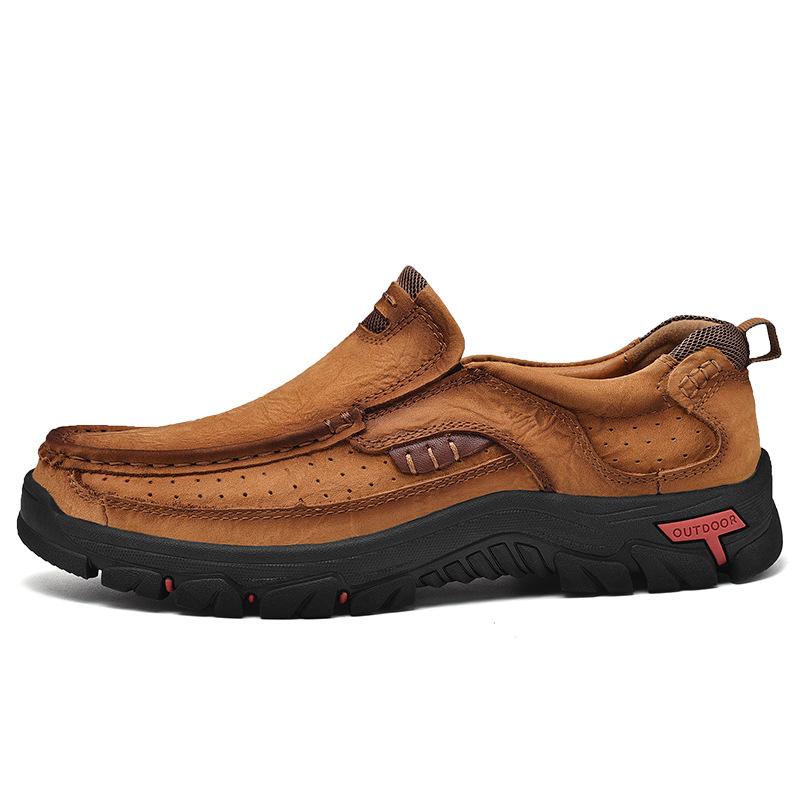 Heren Retro Slip-on Schoenen in Plusmaat 85081989TO