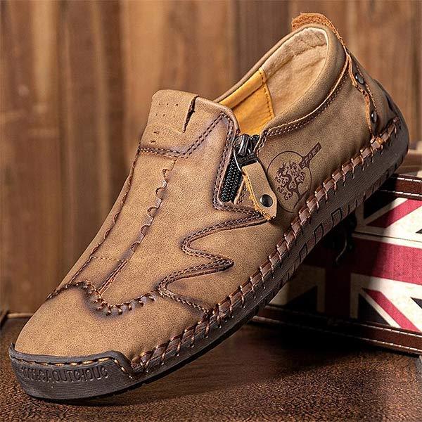 HEREN VINTAGE CASUAL LEREN SCHOENEN 90893563