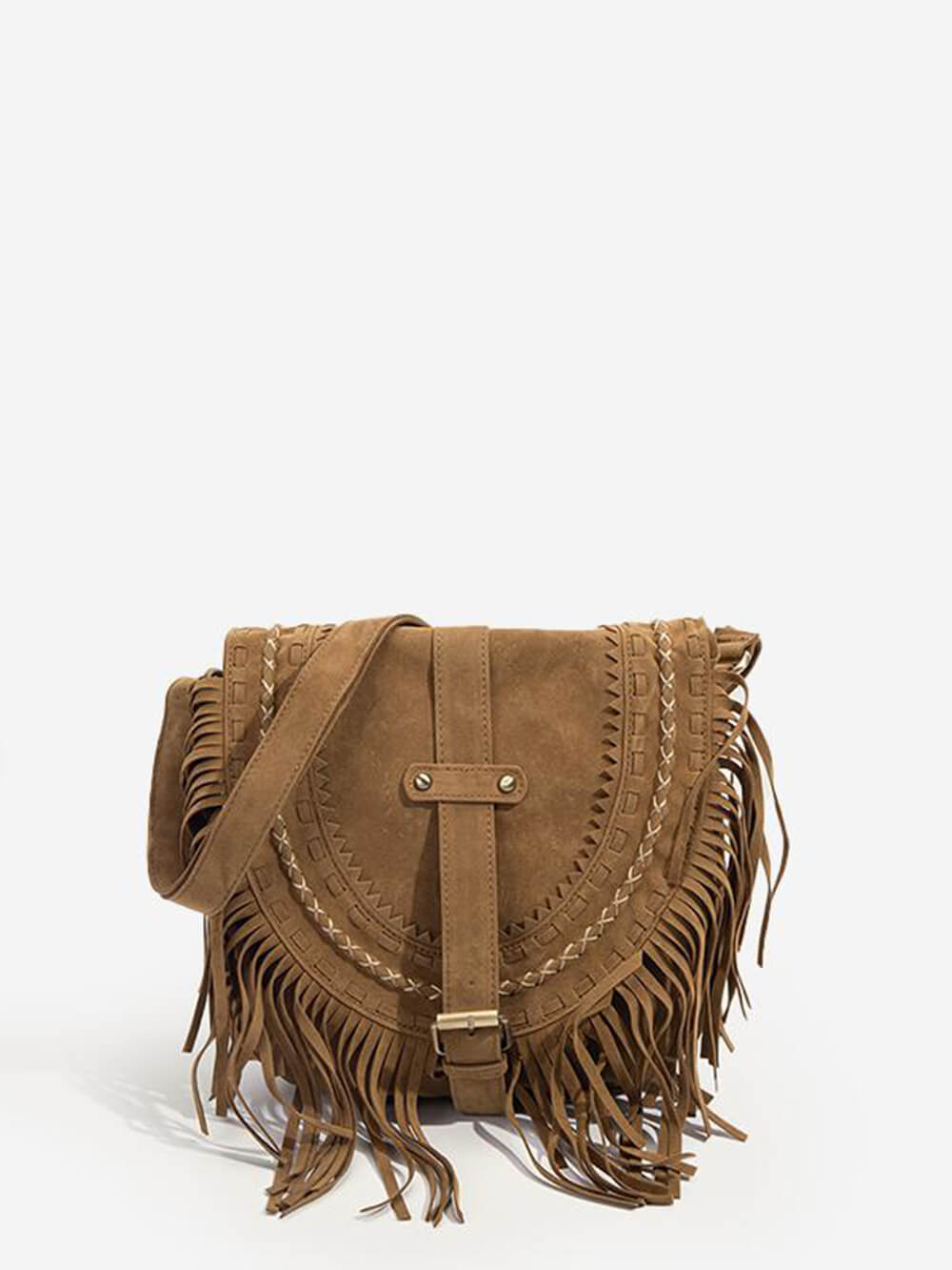 Oranji ® | Tjessi | Tas met franjes en gesp