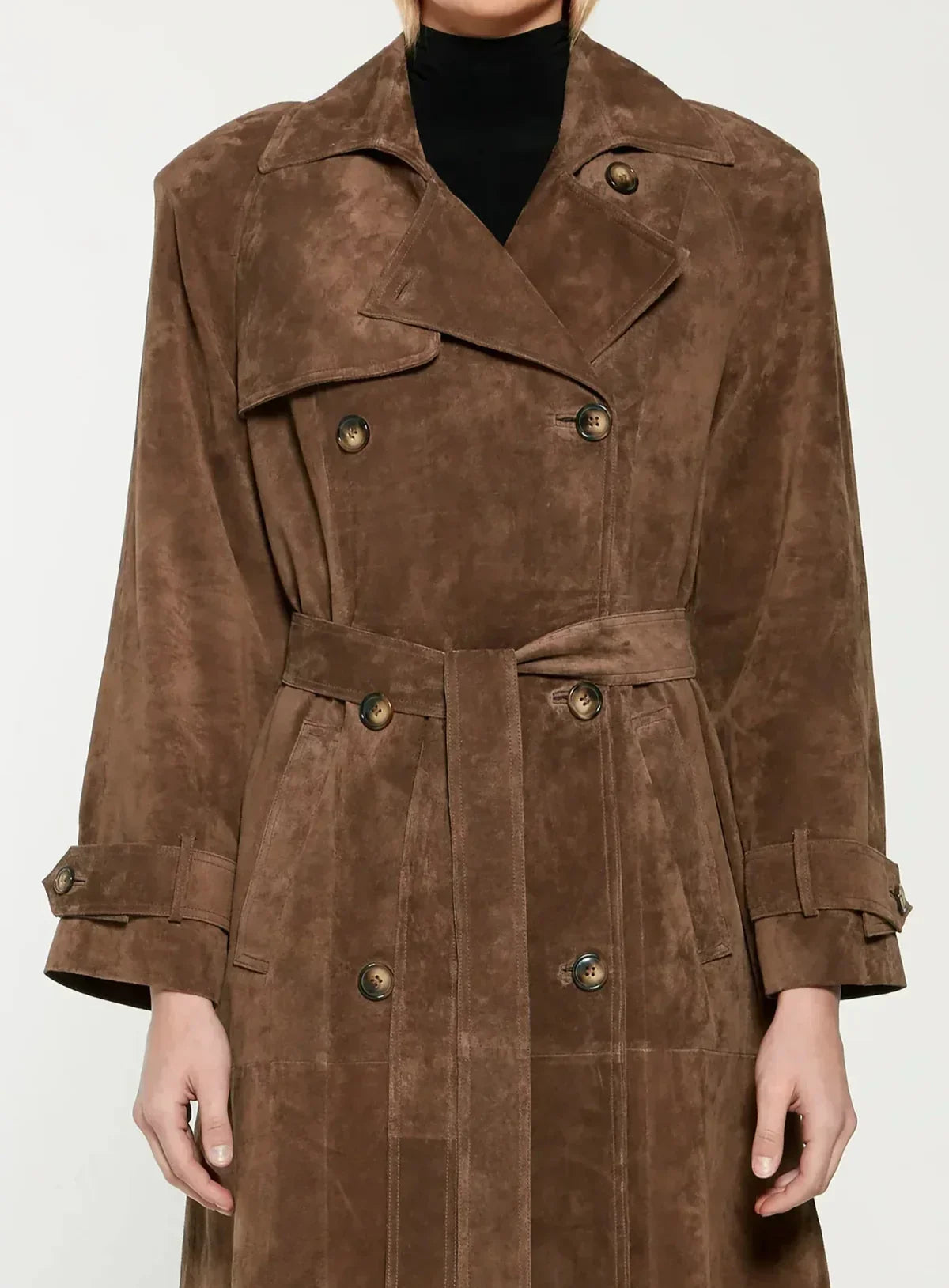 Oranji ® | Harlow | Suède Trenchcoat