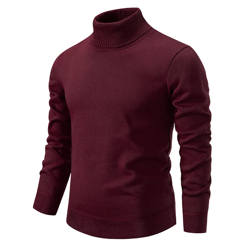 Oranji ® |  Heren Coltrui van Zacht Gebreid Materiaal