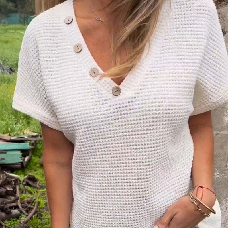 Oranji ® | CozyChic | Top met korte mouwen