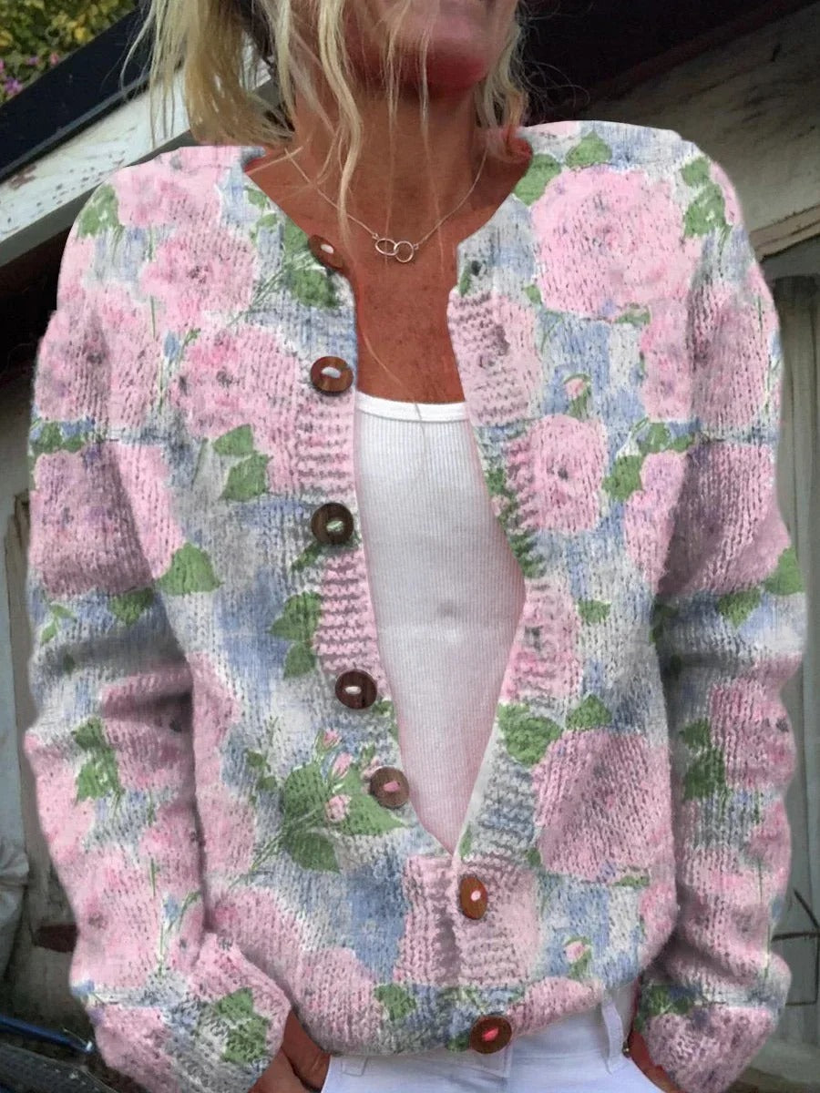 Oranji ® | Kenza | Stijlvol Bloemenprint Vest